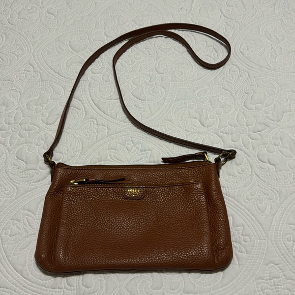 Fossil Womens Crossbody Leather Bag - Picture 1 of 13